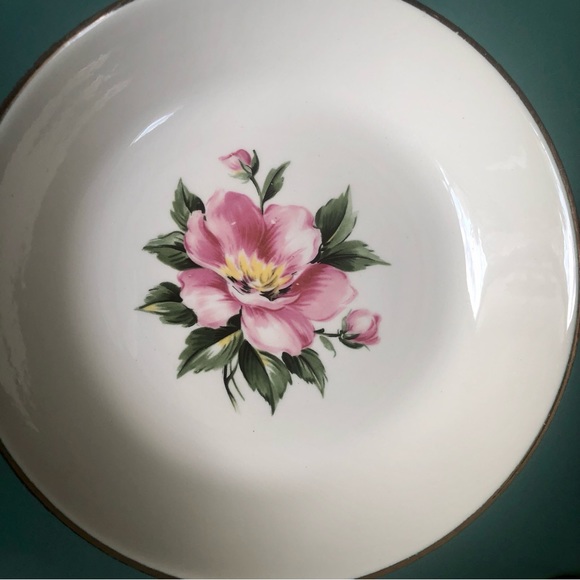 Set of Two Homer Laughlin Cavalier Eggshell 1950s Vintage Soup Bowls/Salad Bowls - Picture 8 of 8